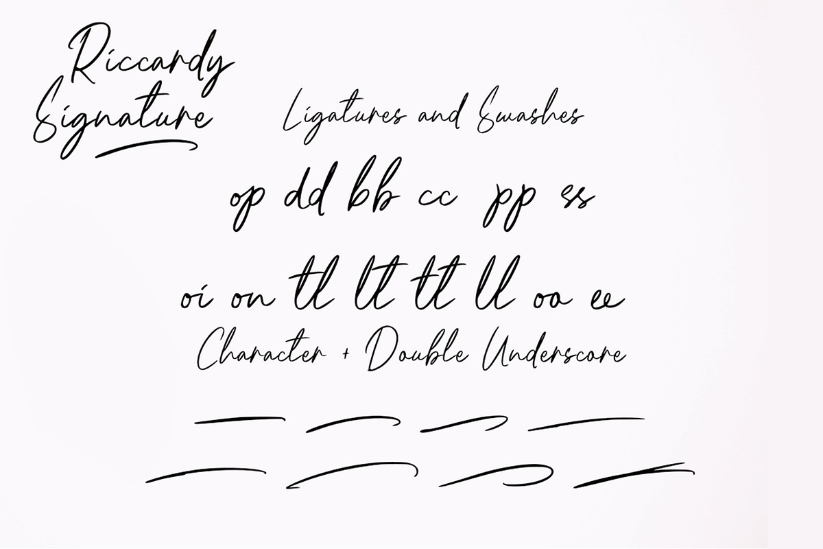 Riccardy Signature Font, a Handwritten Font by Art StoreID (Photo 10 of 15)
