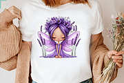 Cute Lavender Fairy Whimsical, a Seasonal Illustration by CreationArt (Thumbnail 6 of 7)