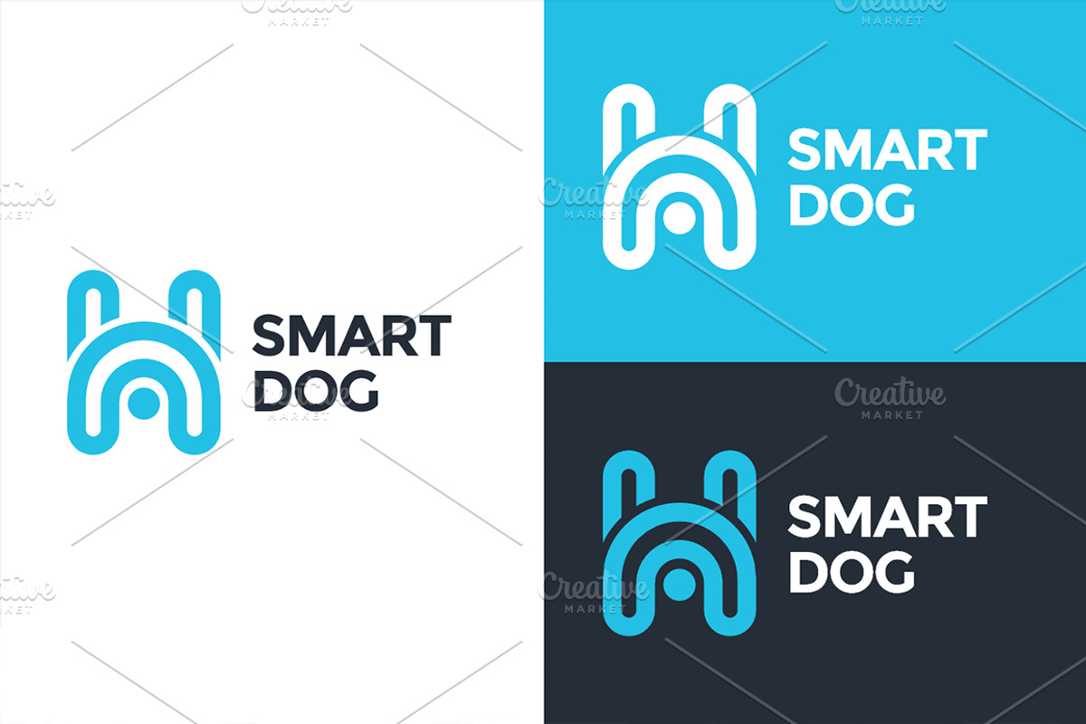 Hero Smart Dog , Minimal H Logo, a Branding & Logo Template by MeemSlide (Photo 2 of 5)