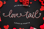 Love Tails | Lovely Font, a Script Font by Good Java Studio (Thumbnail 1 of 8)