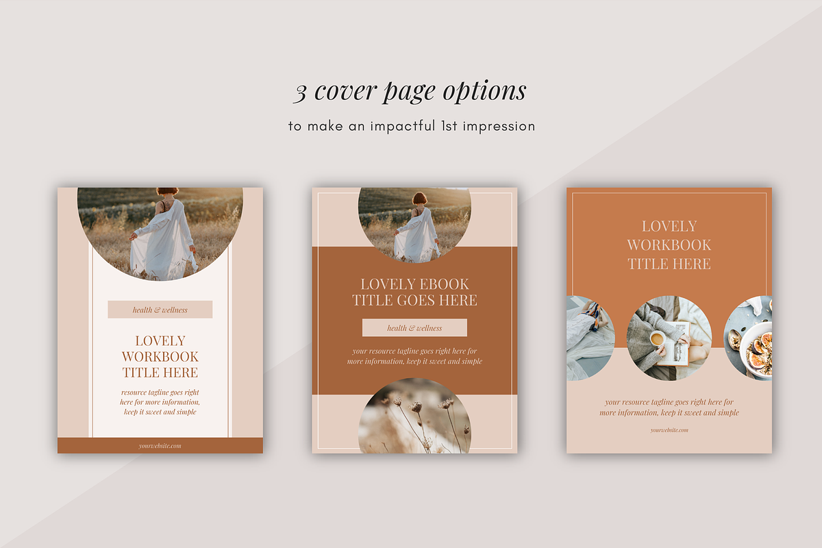 Wellness Workbook & eBook Templates, a Design Template by Studio Soluna (Photo 7 of 16)