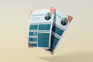 Modern Creative Resume CV Template, a Business Card Template by Artnivora.Std