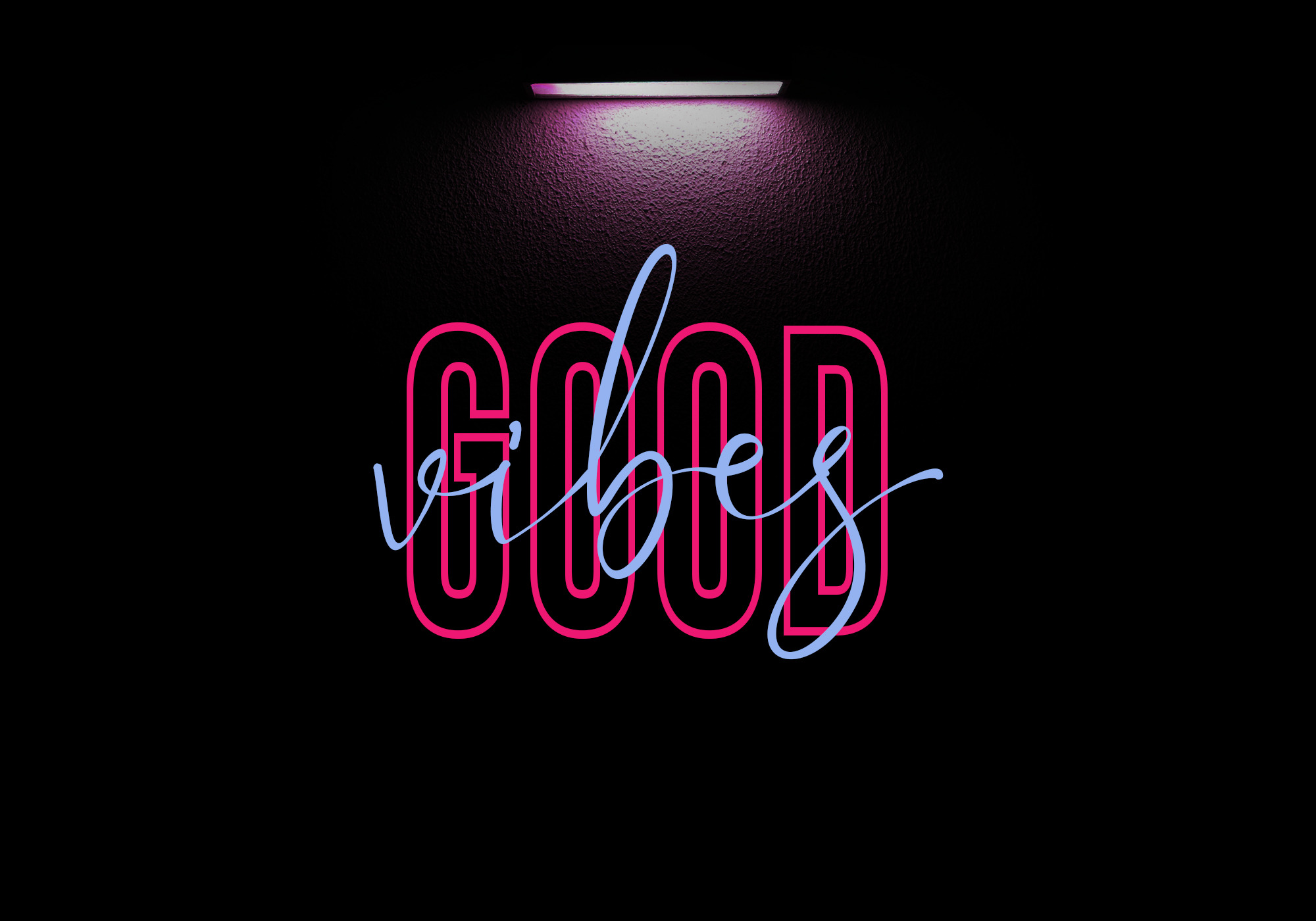 GOOD VIBES | 3 FONT, a Script Font by Muntab_Art