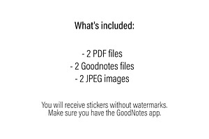 Digital Easter Goodnotes Stickers