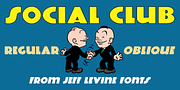 Social Club JNL, a Font by Jeff Levine Fonts (Thumbnail 1 of 5)