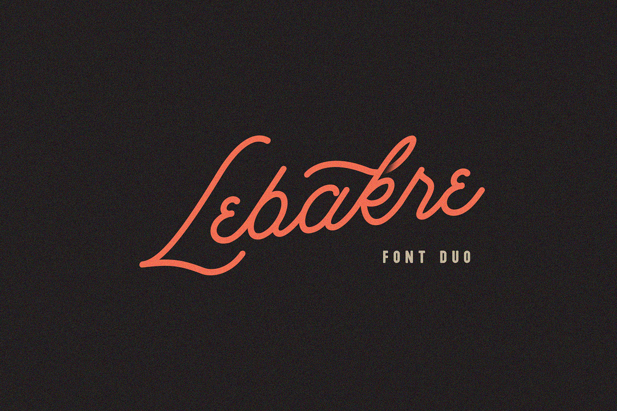Lebakre Font Duo