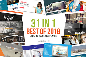 2018 Best Adobe Muse Templates