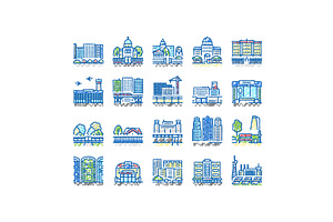 City Construction And Landscape, an Object Illustration by pikepicture