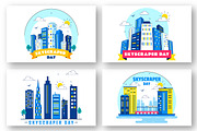 10 Skyscraper Day Illustration, an Object Illustration by denayunebgt (Thumbnail 3 of 4)