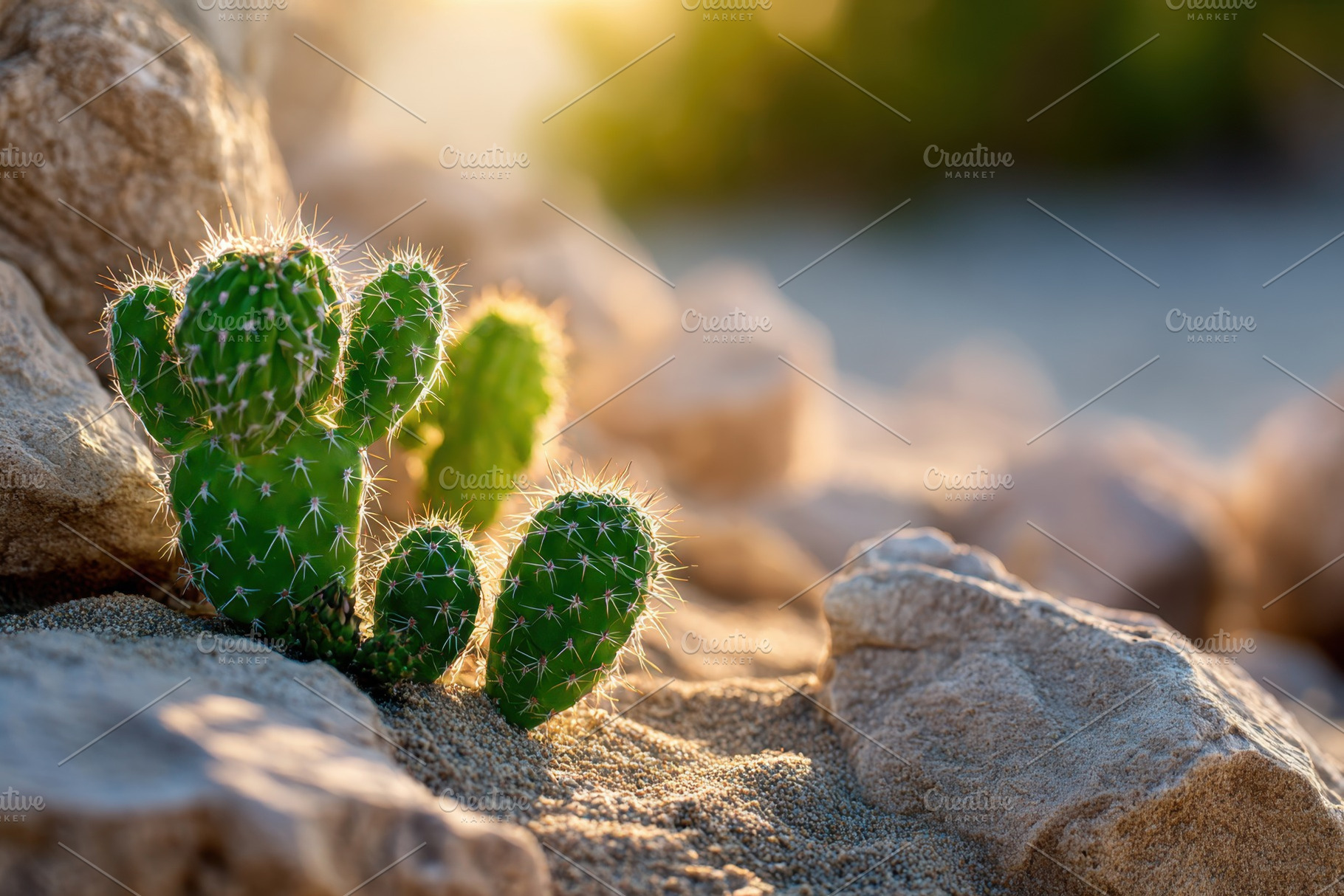 Close-up of a cactus in sunlight, a Nature Photo by AlyaAnd