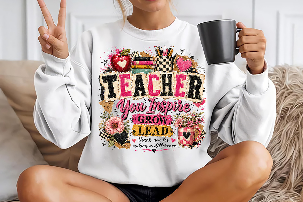 Teacher Appreciation Day Sublimation, a Seasonal Illustration by Layerology (Photo 2 of 4)