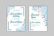 Blue and White Wedding Invitation, a Templates & Theme by studiogstock (Thumbnail 1 of 2)