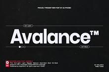 GC Avalance – Neo Modern Typeface