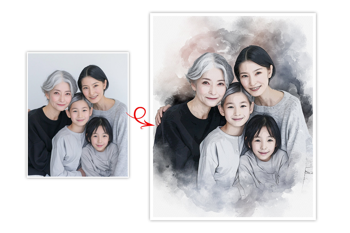 Timeless Family Photo Effect, an Action Add-On by MRI STUDIO (Photo 14 of 22)