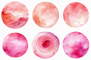 Blush Pink Watercolor Circles PNG, an Illustration by Craft Nest (Thumbnail 5 of 6)