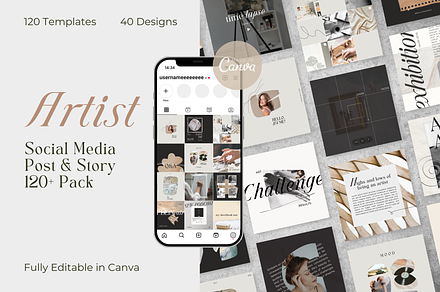 Artist Canva Social Media Templates