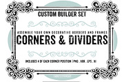 Decorative Borders, Corners & Frames, a Decorative Illustration by Carrie Stephens Art (Thumbnail 1 of 12)