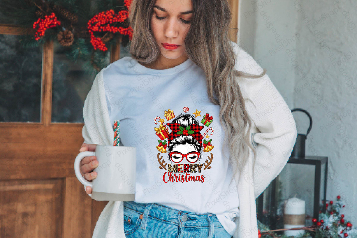 Merry Christmas Png, Sublimation Des, an Illustration by DreamPrint404 (Photo 3 of 8)