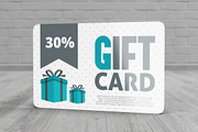 Gift / Discount Card Mock-Up, a Mockup by MassDream (Thumbnail 3 of 8)