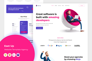 Eset Up - Landing Page Agency