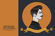 hipster hair, a Person Illustration by adi katz (Thumbnail 3 of 3)