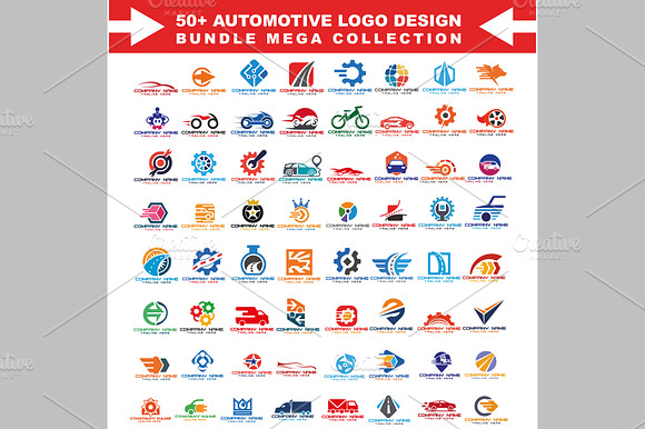 50+ automotive logo Design Bundle preview 2