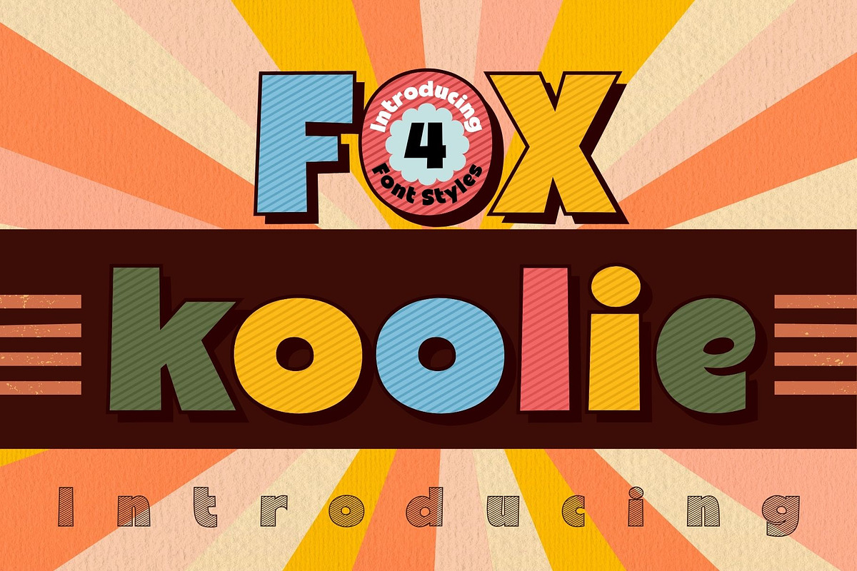 Fox Koolie : 4 Font styles, a Handwritten Font by Fox7 By Rattana (Photo 1 of 13)