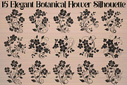 Elegant Botanical Flower Silhouette, an Object Graphic by Designer_Momina (Thumbnail 16 of 16)