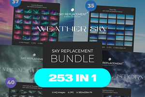 Weather Sky Replacement BUNDLE