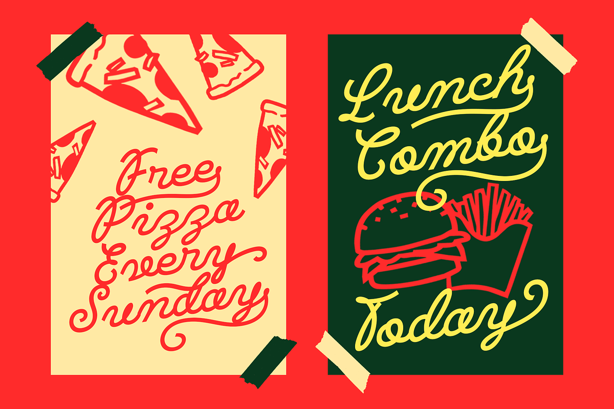 Durlane – Casual Monoline Script, a Script Font by Letterhend Studio (Photo 2 of 9)