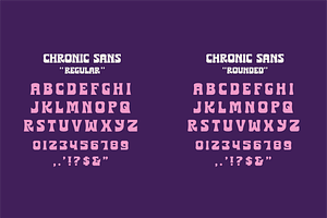 Chronic Sans Font Family