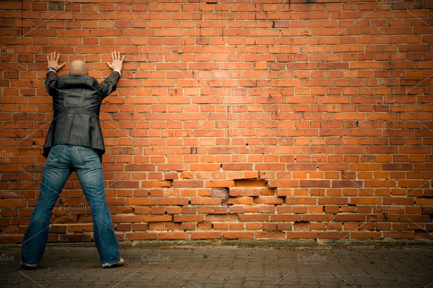 Wall people stock photo containing wall and person