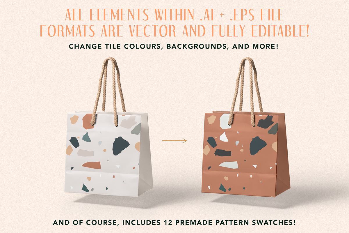 O-Terrazzo! | 12 Beautiful Patterns, a Pattern Graphic by Karissa Macapagal (Photo 2 of 7)