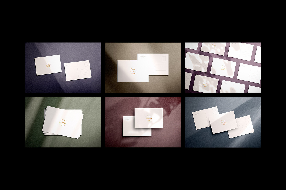 Realistic Postcard Mockup Scenes, a Pens & Pencil Mockup by Design Squad (Photo 5 of 8)