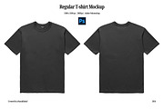 Regular T-shirt Mockup, a Shirt Mockup by Irhasalfahad (Thumbnail 1 of 4)