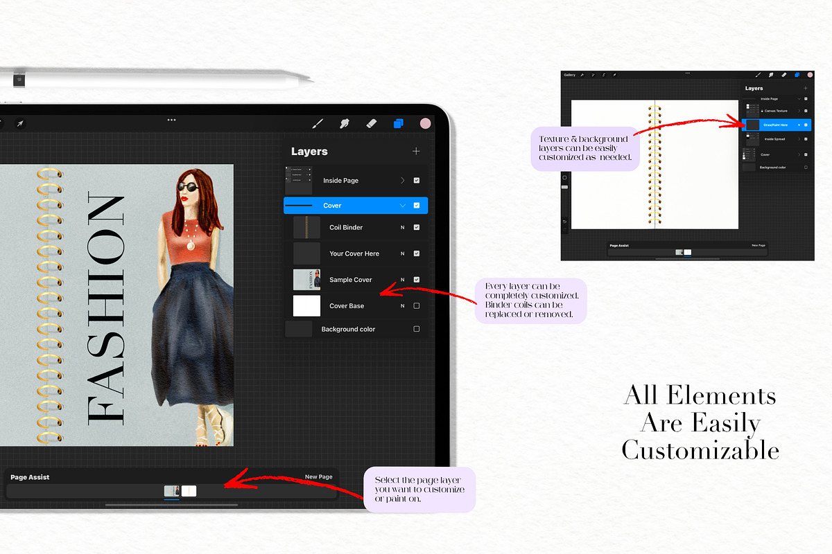 Fashion Lifestyle Set for Procreate, a Brush Add-On by Sofydoll Designs (Photo 9 of 10)