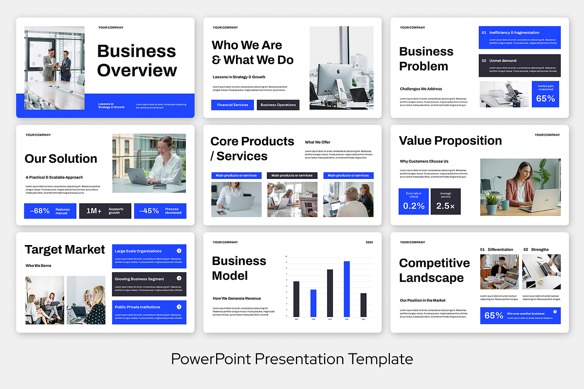 Business Overview Powerpoint, a Presentation Template by Sixtemp (Photo 2 of 3)