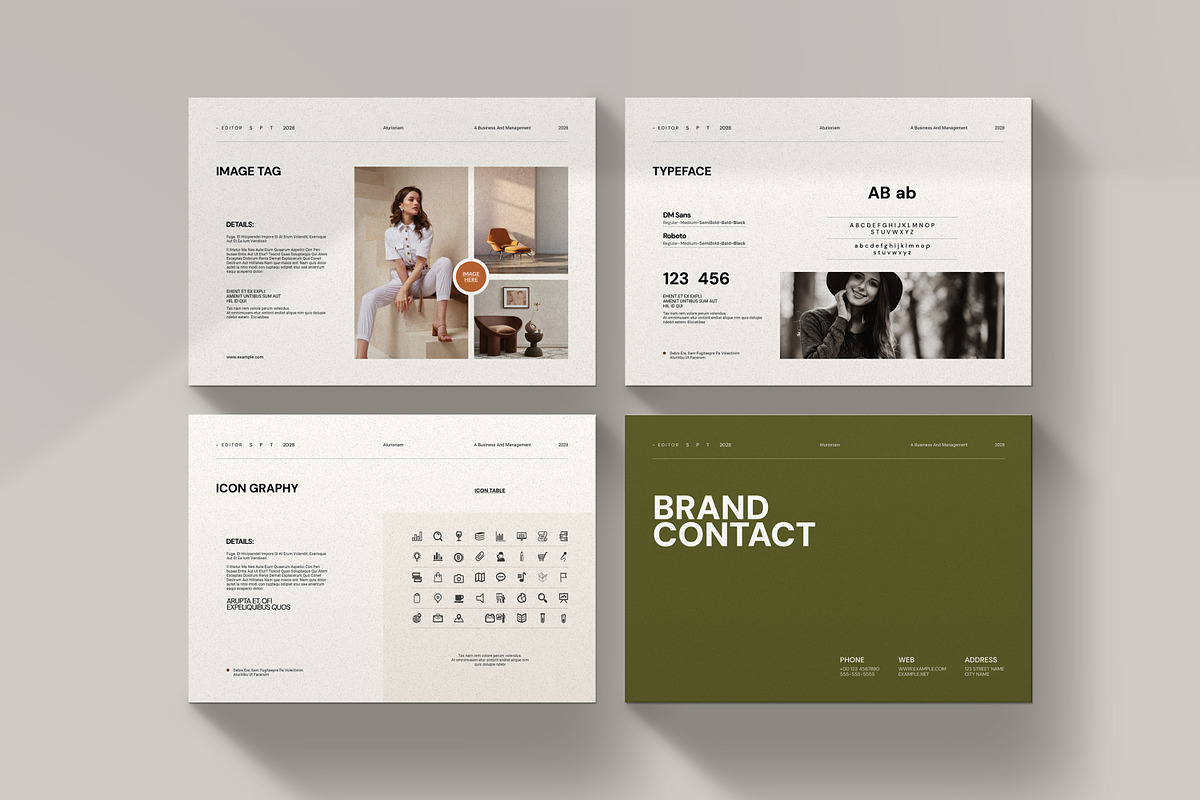 Brand Guideline Landscape Brochure, a Brochure Template by PrintIdea (Photo 5 of 5)