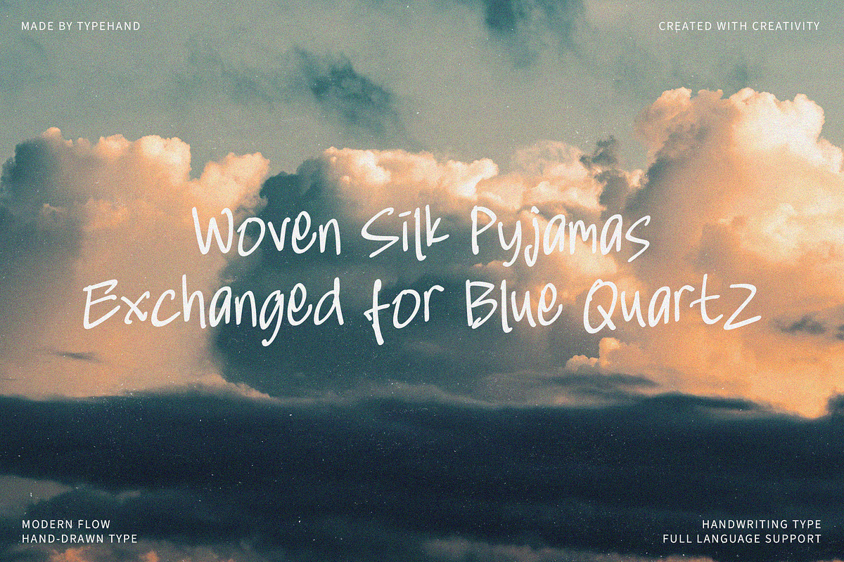 Coldnight – Playful Fancy Display, a Handwritten Font by Typehand Studio (Photo 5 of 7)