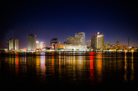 New Orleans Skyline at Night
