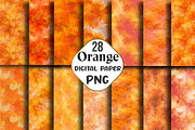 Distressed Orange Texture Digital, an Illustration by CraftArtStudio (Thumbnail 1 of 3)