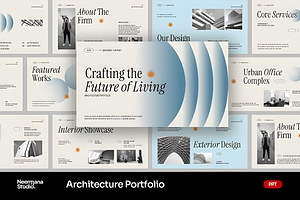 Minimal Gradient Portfolio PPT, a Presentation Template by Ink Gallery