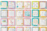 Unicorn Activity pages for kids book, an Education Illustration by Nursery Art (Thumbnail 3 of 9)