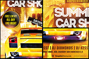 Summer Break Car Show Flyer, a Flyer Template by GraphicDiamonds (Thumbnail 3 of 5)
