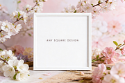 Square Wood Frame Mockup, a Product Mockup by TatiMockup (Thumbnail 2 of 4)