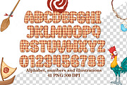 Princess alphabet clipart bundle, a Transportation Illustration by LoLoArt (Thumbnail 3 of 3)