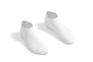 White Low-cut Socks 3D Model