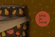 pumpkin watercolor pattern, a Pattern Graphic by watercolor kamill (Thumbnail 7 of 11)