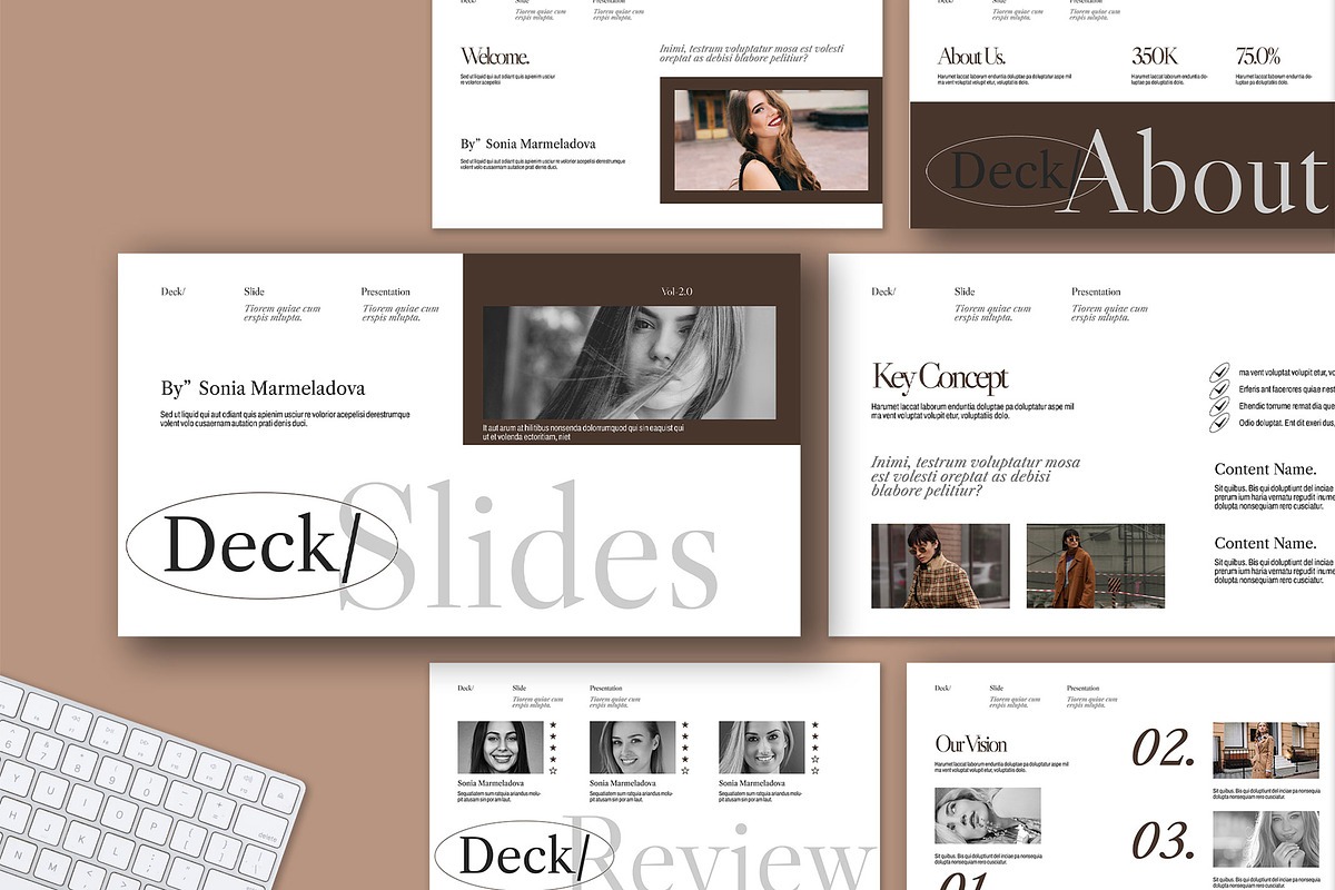 Business Presentation Template, a Presentation Template by Mighty-Slide (Photo 1 of 5)
