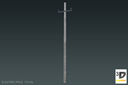 Electric Poles, an Environmental 3D Model by 3DCaster (Thumbnail 9 of 9)